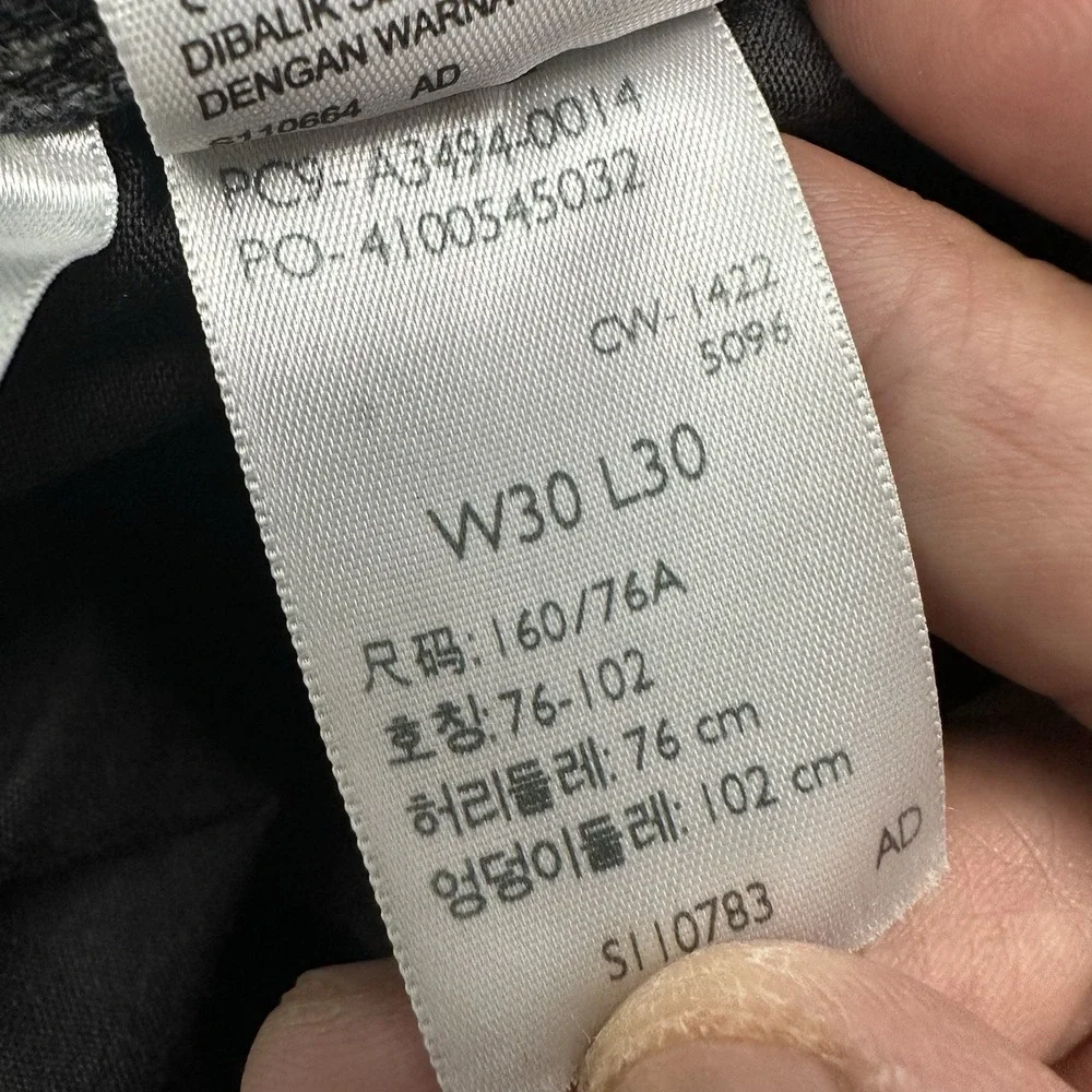 Levi's Premium Baggy Dad Jeans Women 30x30 Black 100% Cotton Big E Wide Leg